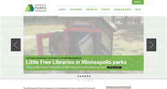 Desktop Screenshot of mplsparksfoundation.org