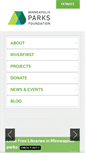 Mobile Screenshot of mplsparksfoundation.org